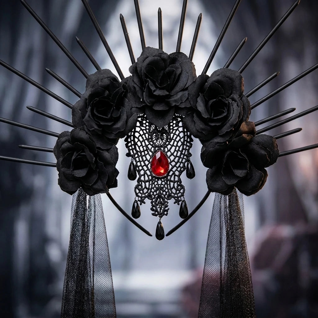 Gothic Rose Crown