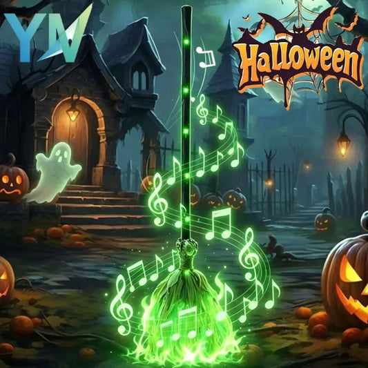 Glowing Witch Broom