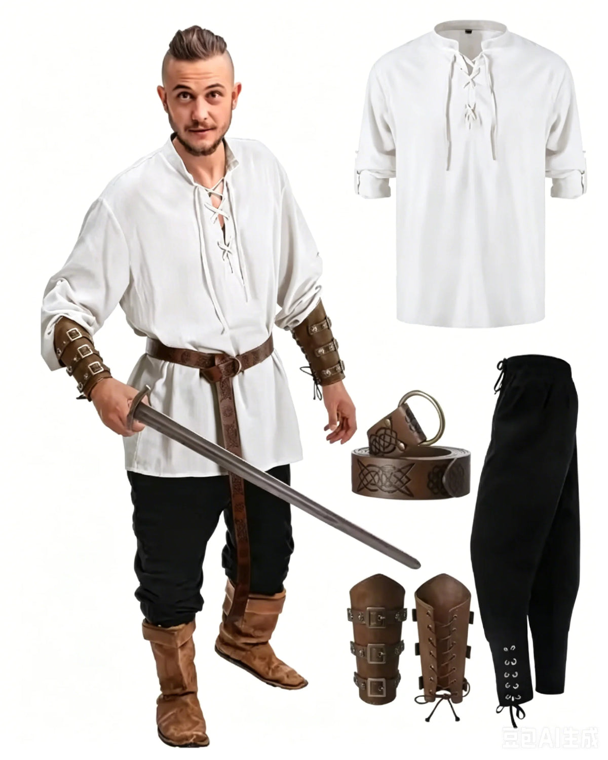 Men's Renaissance Costume Set