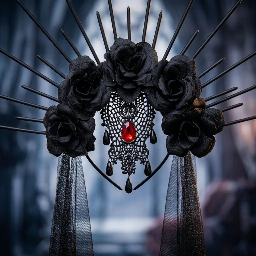 Gothic Rose Crown
