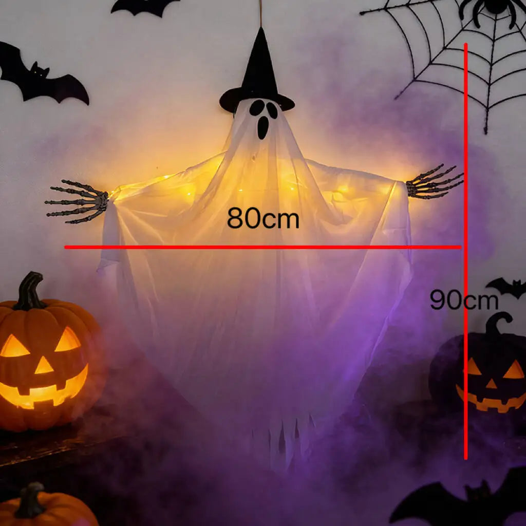 Glowing Hanging Ghost Decoration