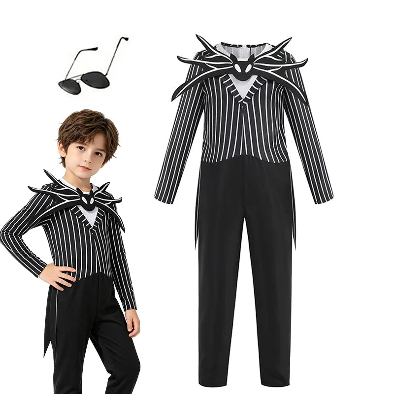 Boys Skeleton King Costume