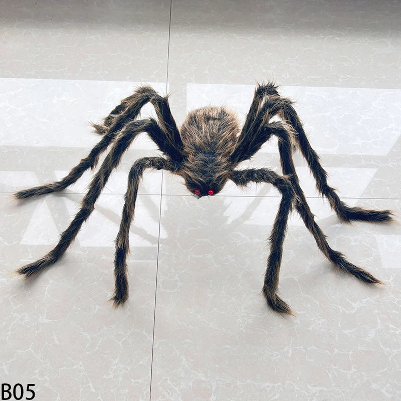 Giant Black Spider Decoration