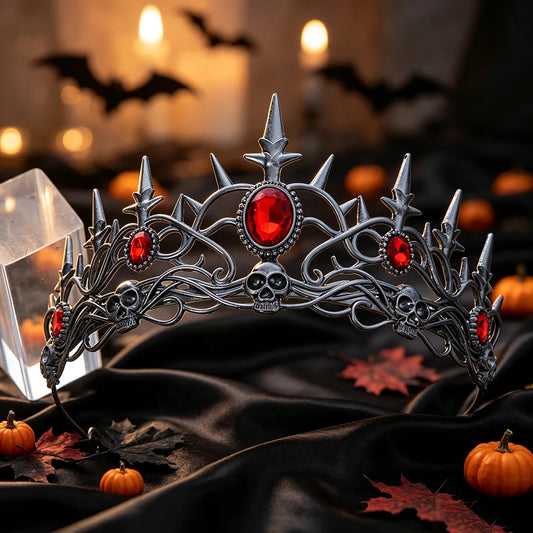 Gothic Tiara - Tiara + Fake Blood Makeup - Halloween pack
