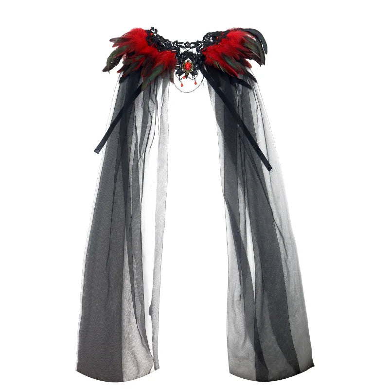 Gothic Tulle Cape