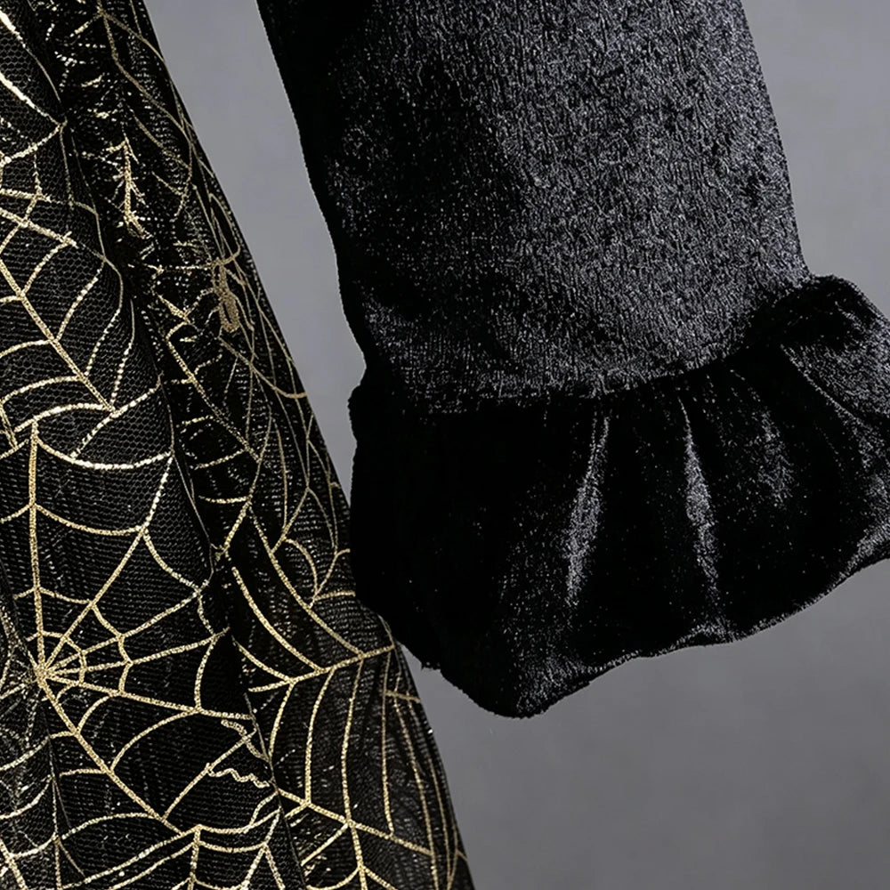 Costume de sorcière gothique pour fille
