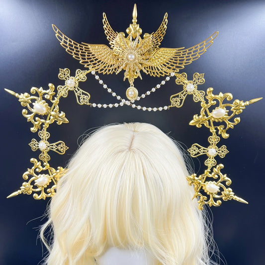 Gothic Pearl Tiara