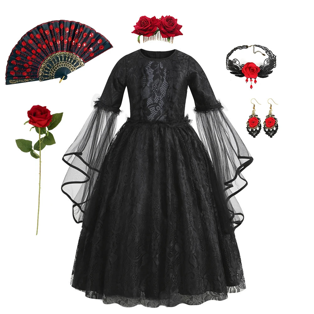 Girls Gothic Vampire Costume