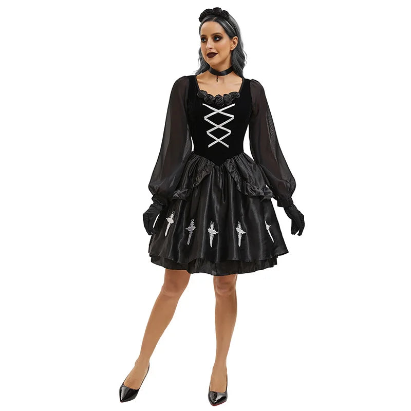 Gothic Witch Devil Costume