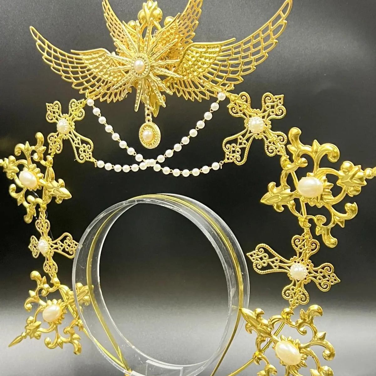 Gothic Pearl Tiara