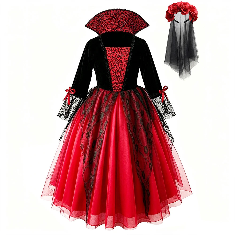 Girls Vampire Bride Costume