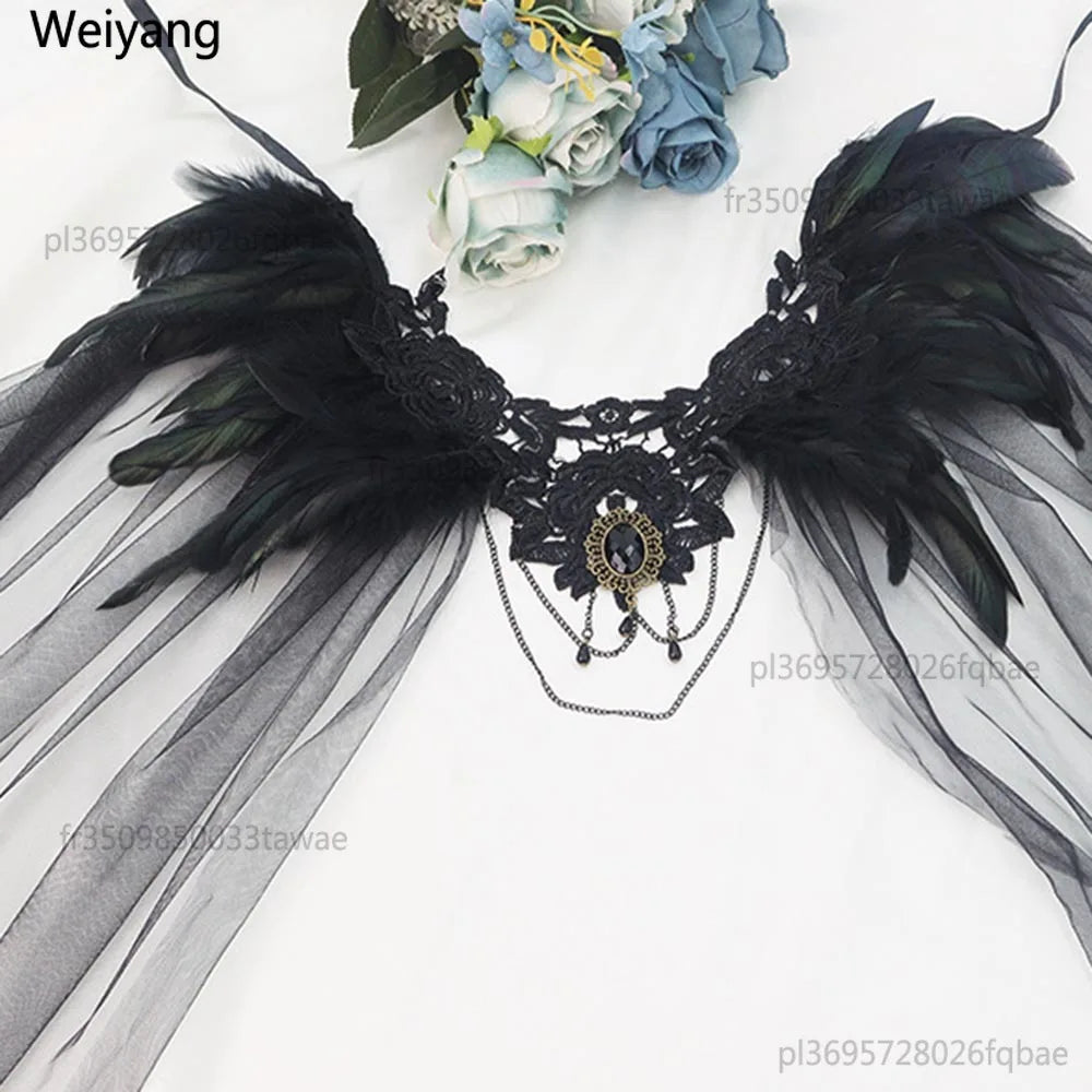 Gothic Tulle Cape