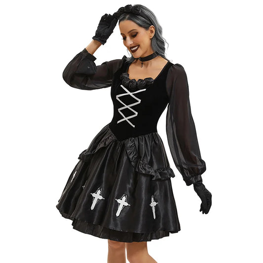 Gothic Witch Devil Costume