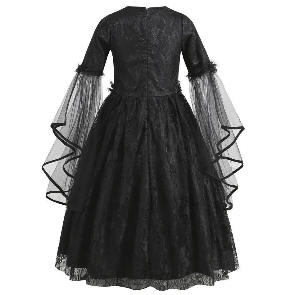 Girls Gothic Witch Costume