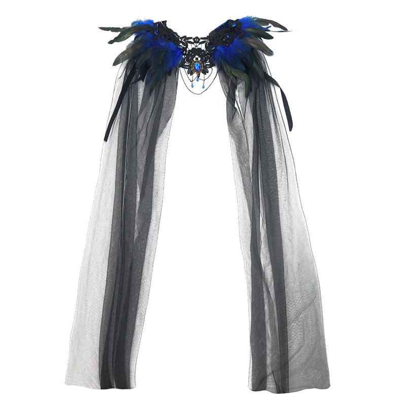 Gothic Tulle Cape