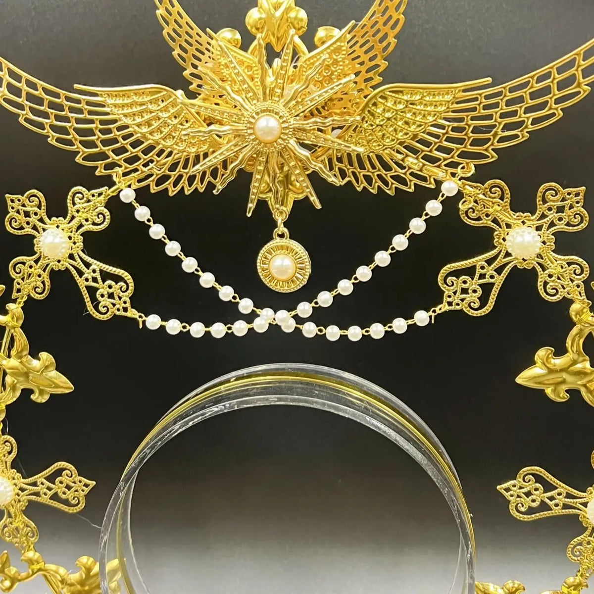 Gothic Pearl Tiara