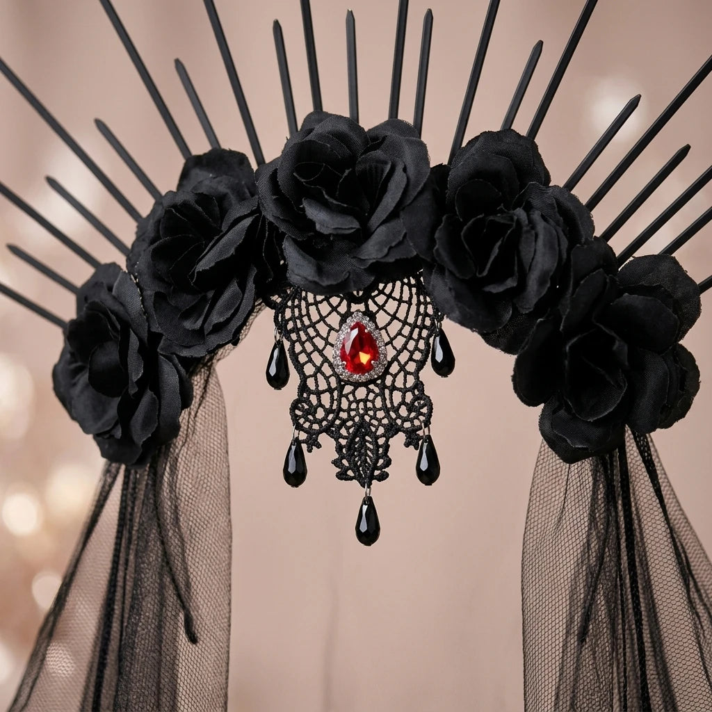 Gothic Rose Crown