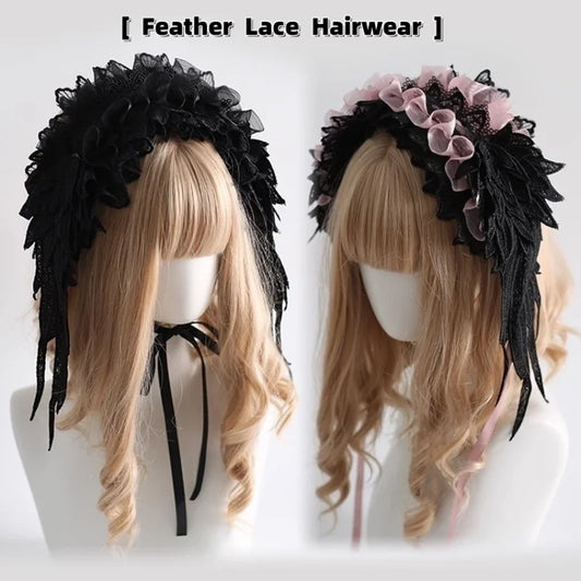 Gothic Headband - Headband + Fake Blood Makeup - Halloween pack