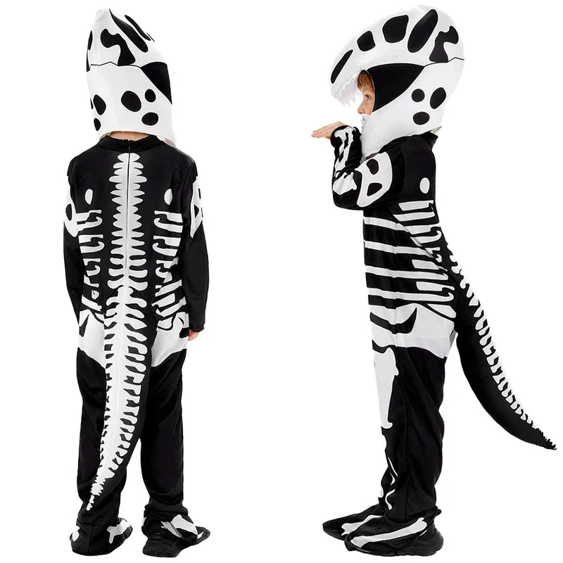 Boys Skeleton Dinosaur Costume