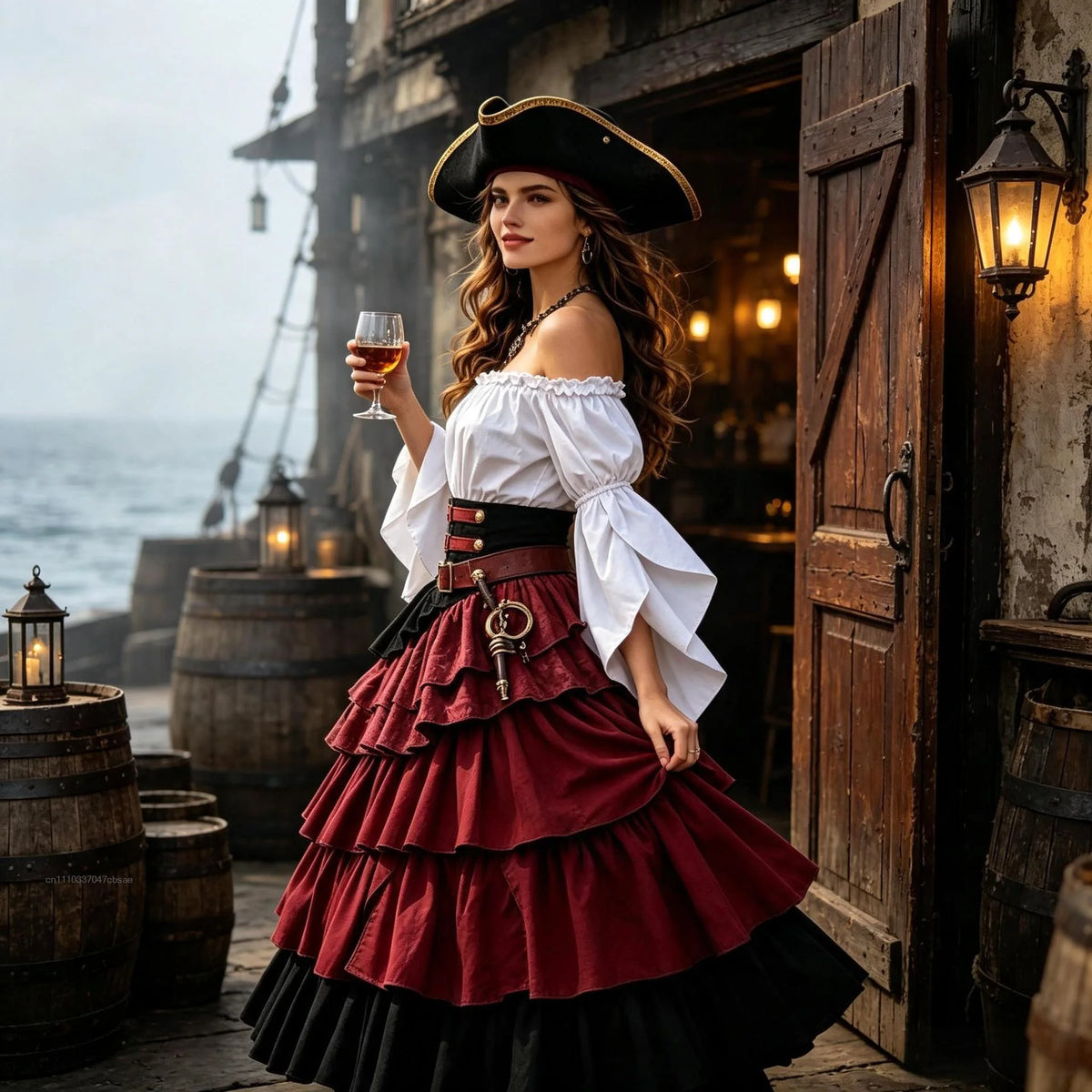 Medieval Pirate Couple Costume