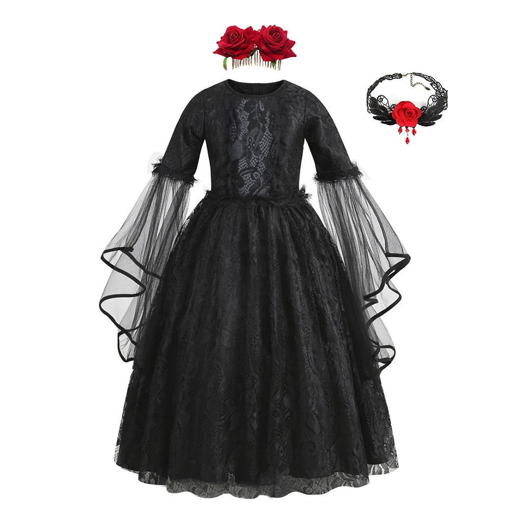 Girls Gothic Vampire Costume