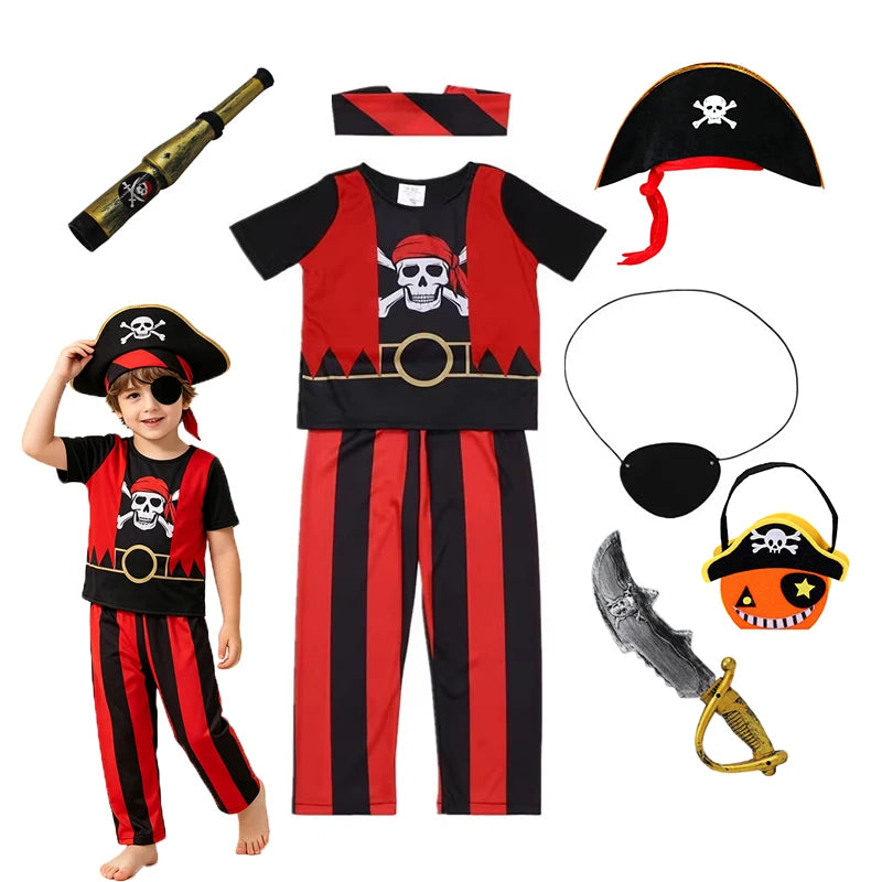 Pirate Costume - Full Pirate Set - Halloween pack