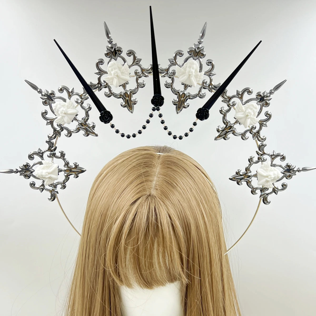 Gothic Pearl Tiara