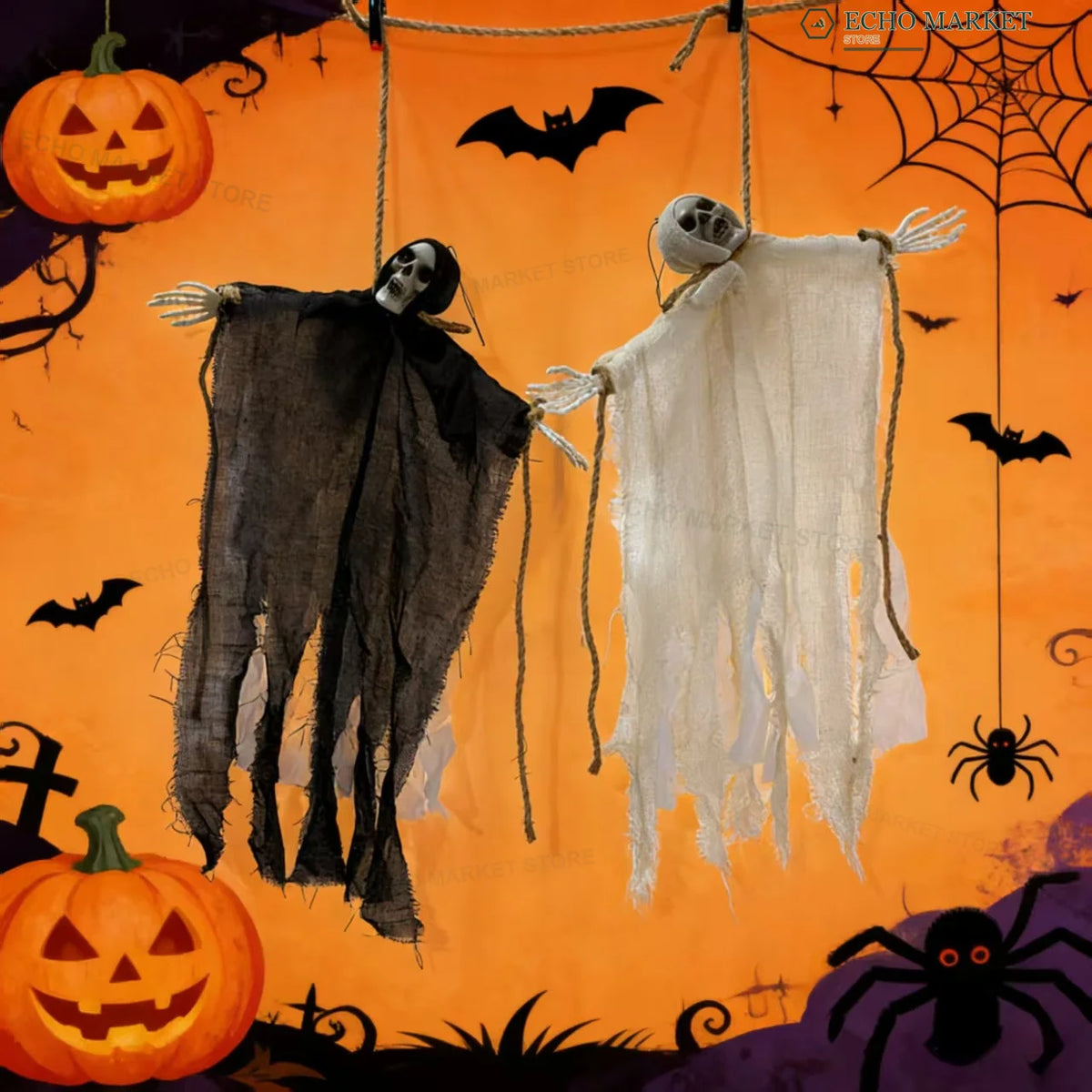 Hanging Ghost Ornament