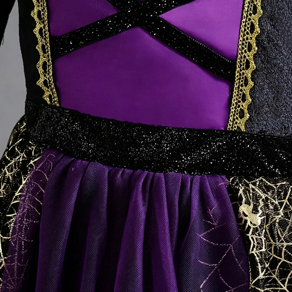 Costume de sorcière gothique pour fille