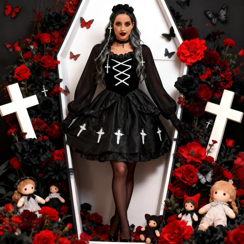 Gothic Witch Devil Costume