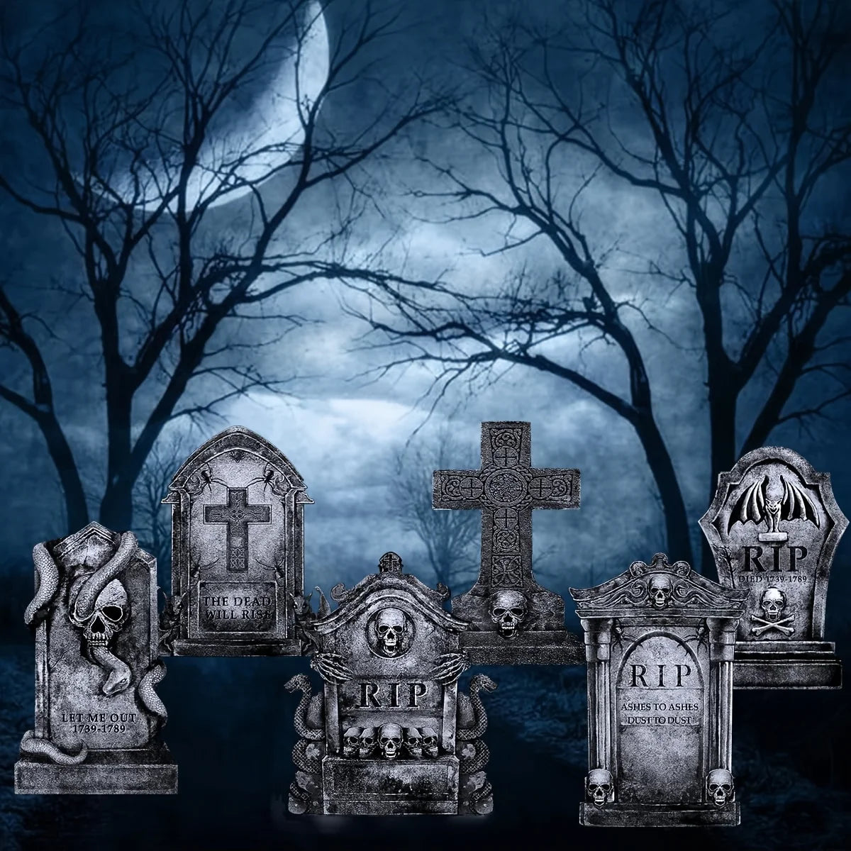 Graveyard Tombstone Decoration