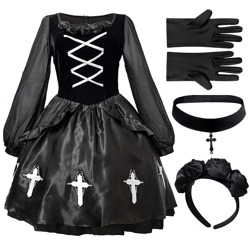 Gothic Witch Devil Costume