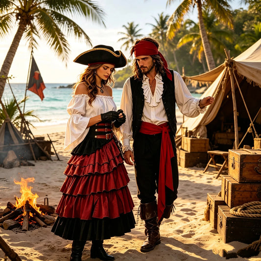 Medieval Pirate Couple Costume