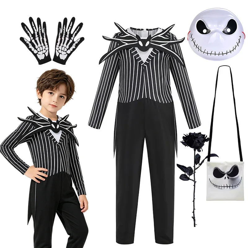 Boys Skeleton King Costume