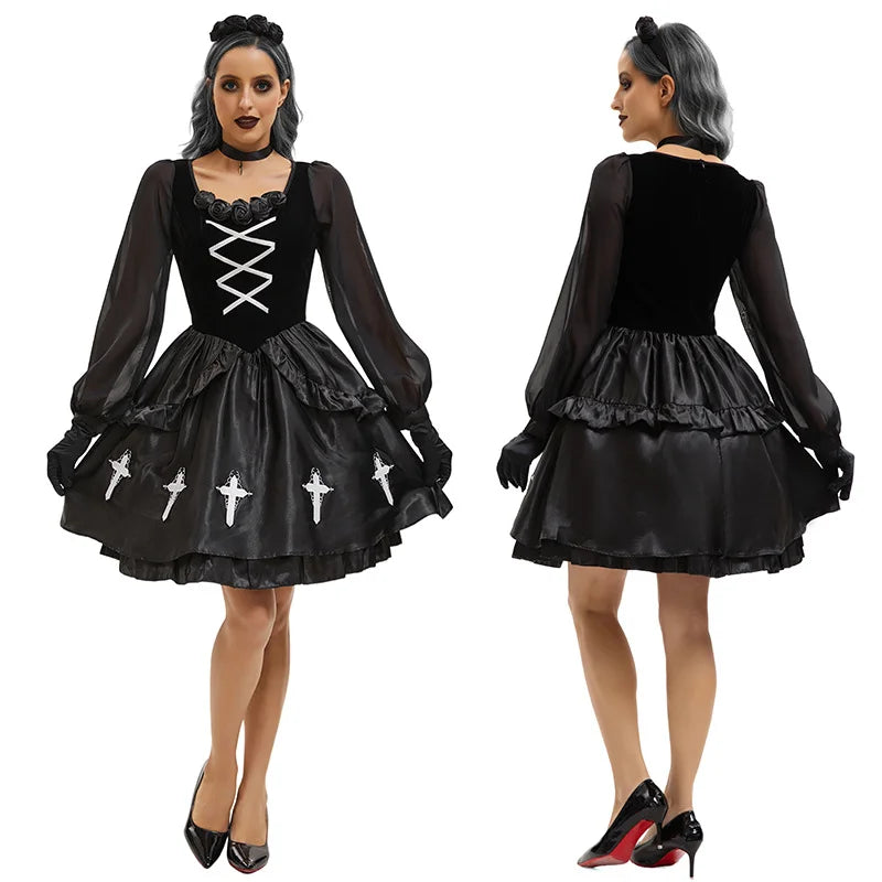 Gothic Witch Devil Costume