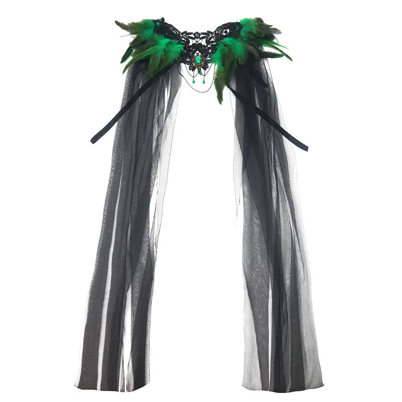 Gothic Tulle Cape