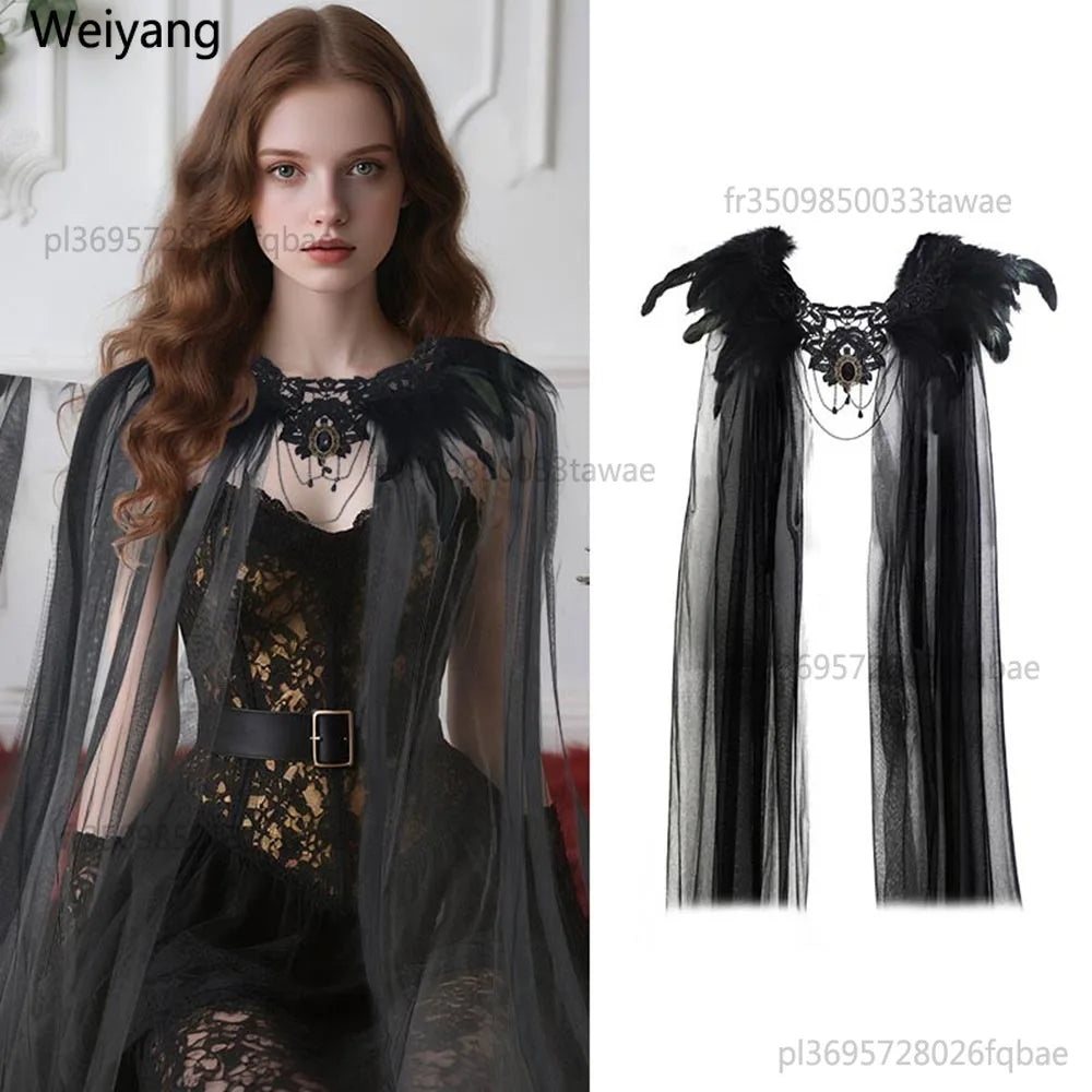 Gothic Cape - Cape + Fake Blood - Halloween pack