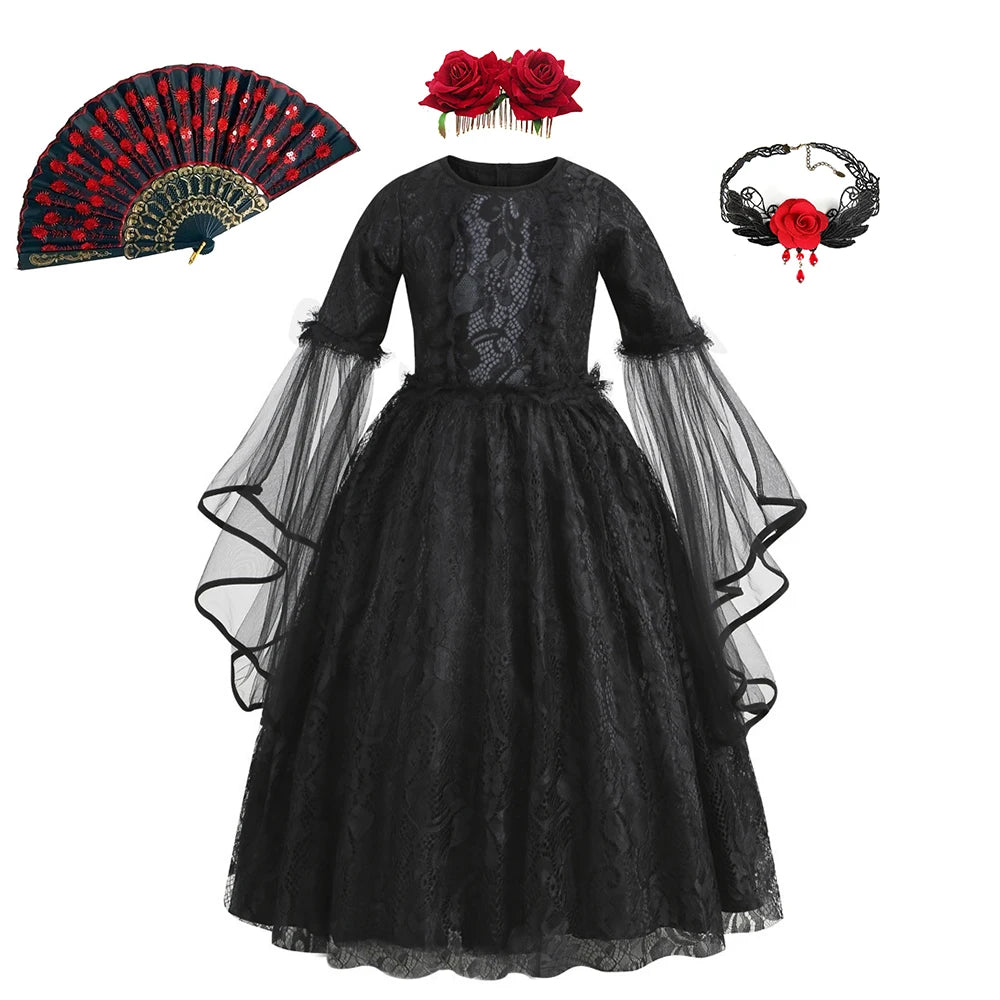 Girls Gothic Vampire Costume