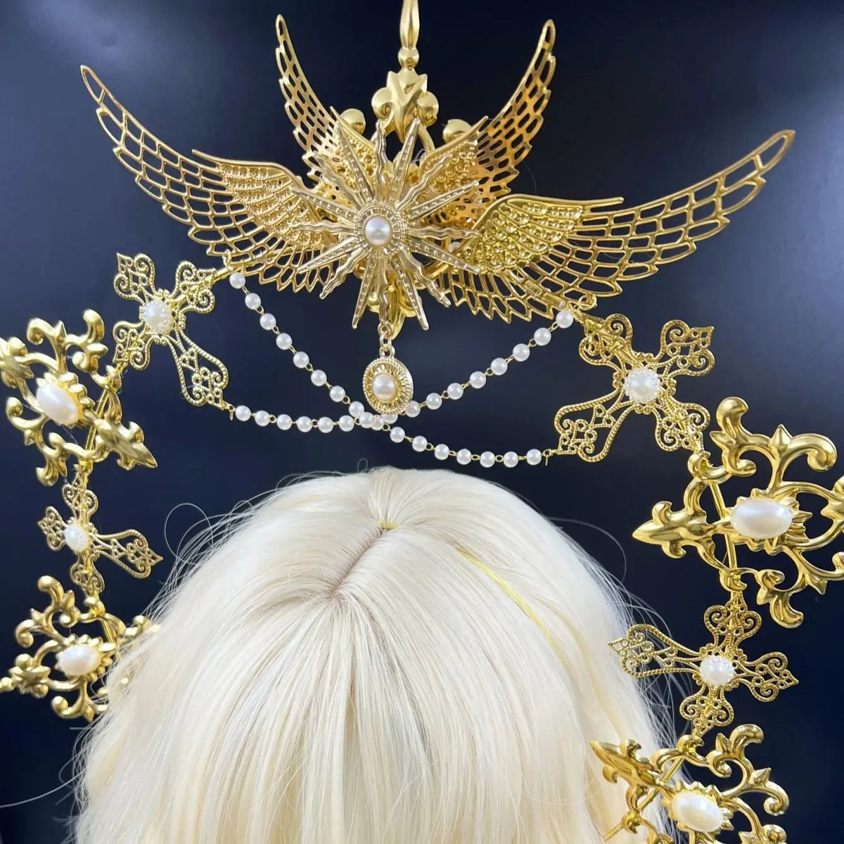 Gothic Pearl Tiara