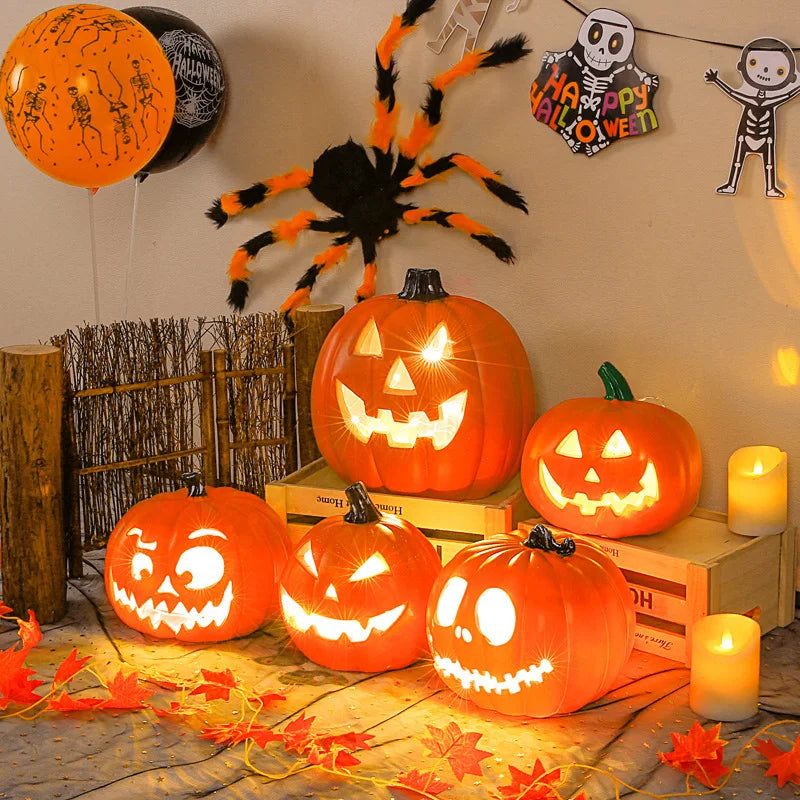 Glowing Pumpkin Lamp