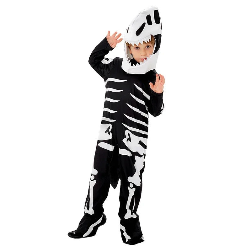 Boys Skeleton Dinosaur Costume