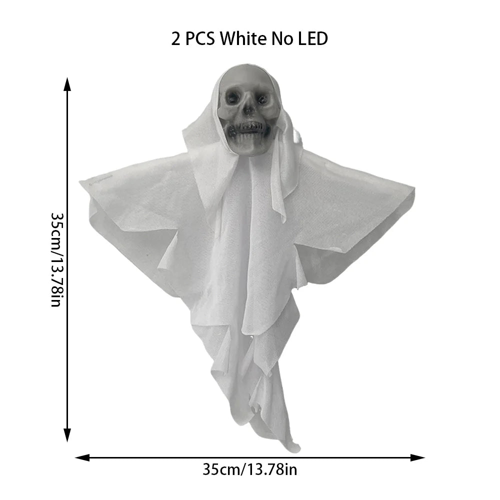 Hanging Skull Decorations, Set of 2