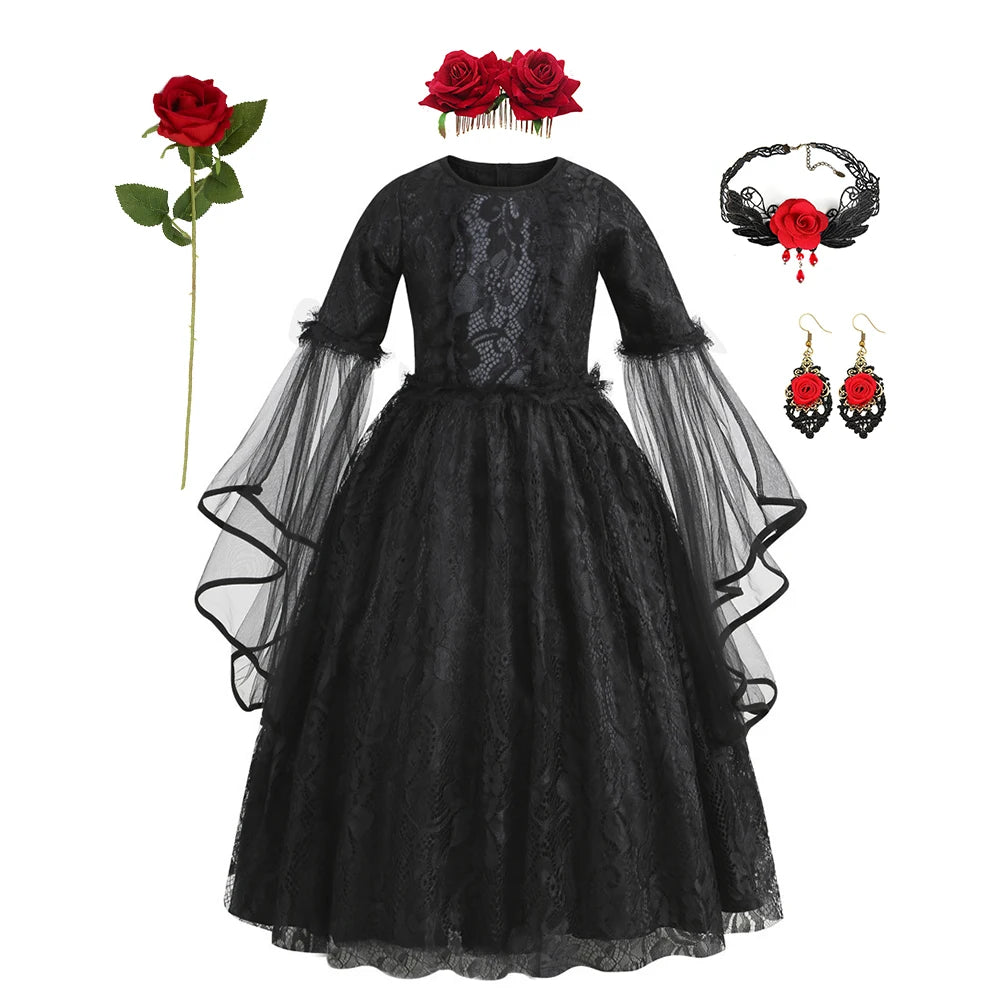 Girls Gothic Vampire Costume
