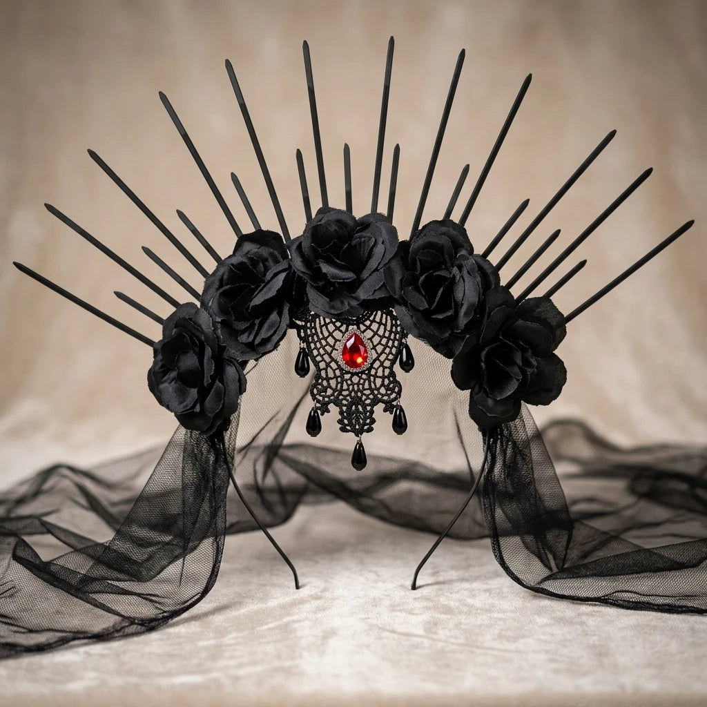 Gothic Rose Crown