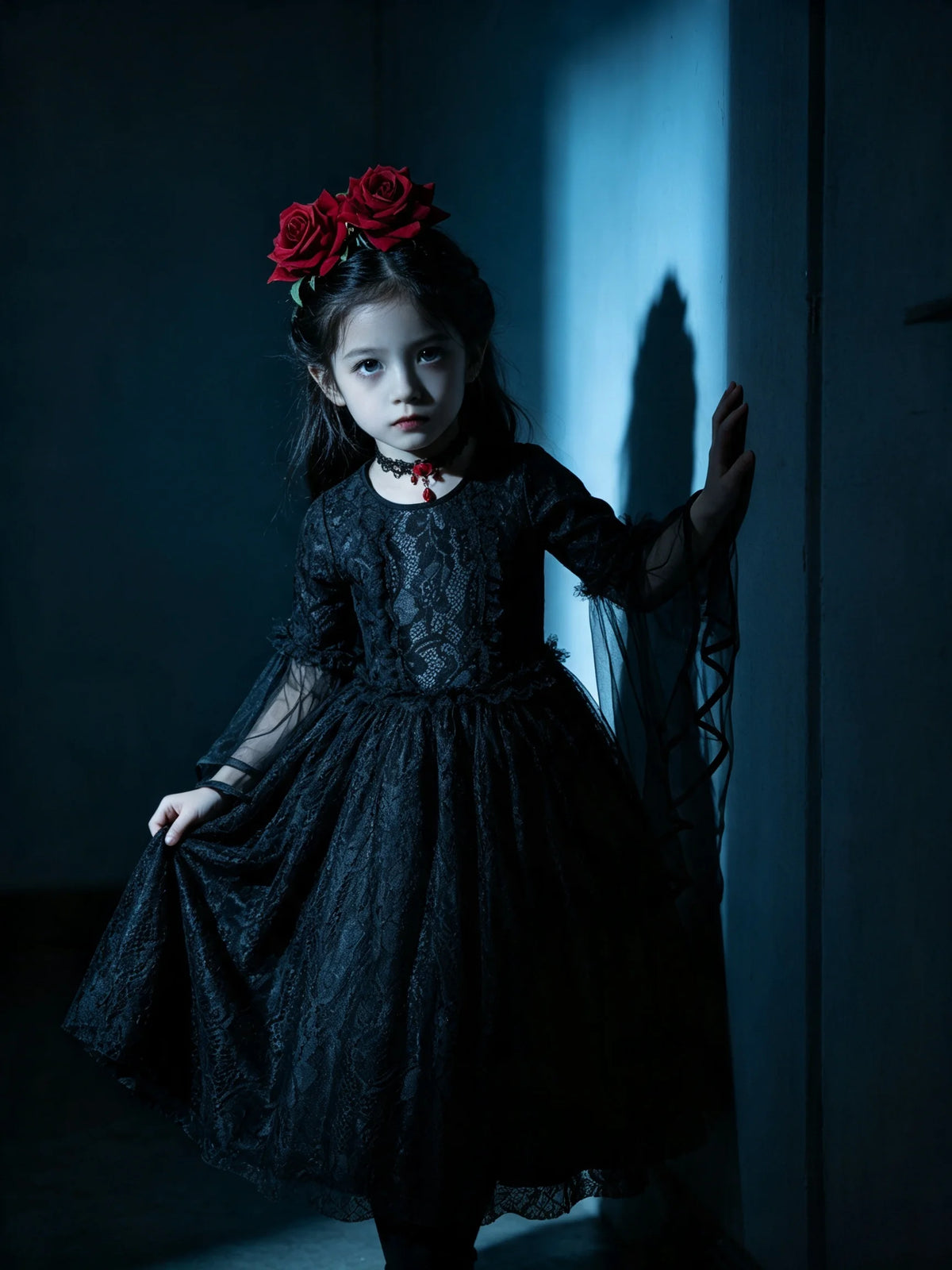 Girls Gothic Vampire Costume