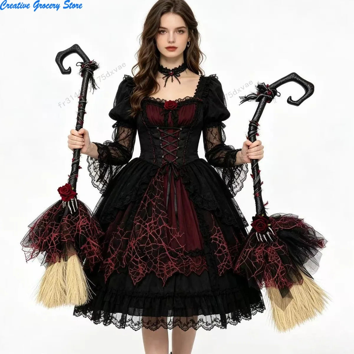 Gothic Witch Broom