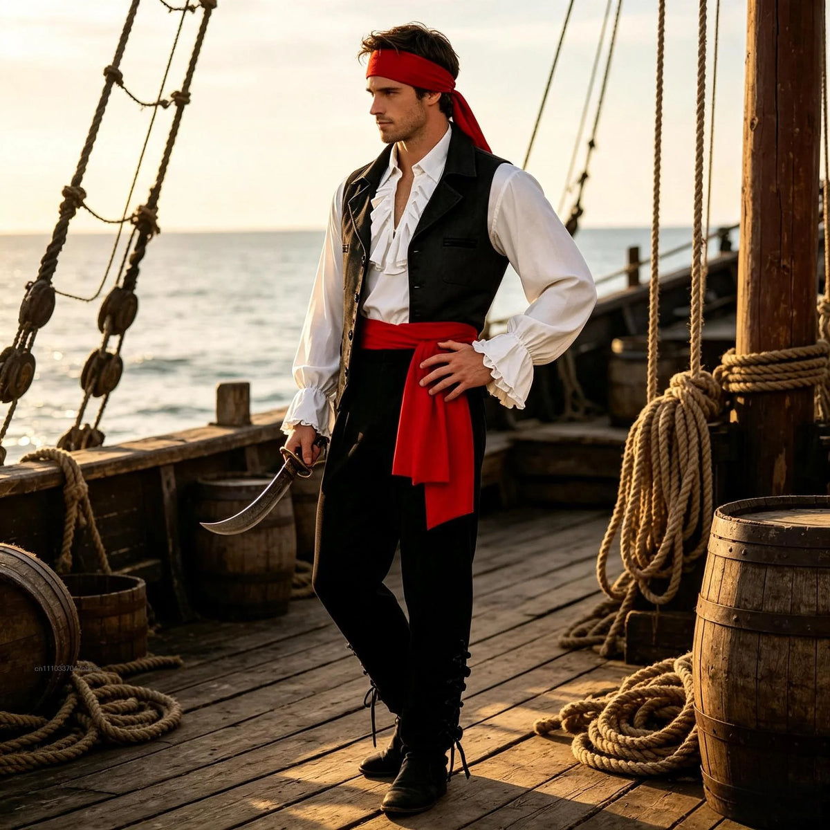 Medieval Pirate Couple Costume