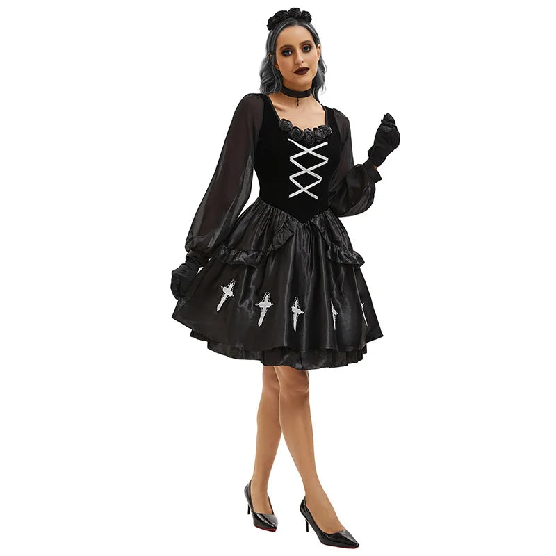 Gothic Witch Devil Costume