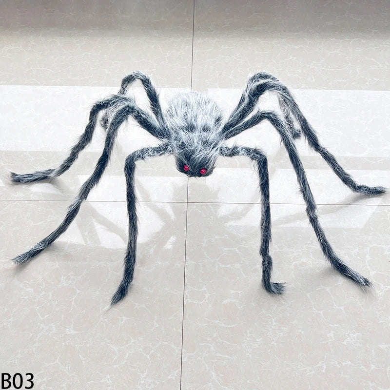 Giant Black Spider Decoration
