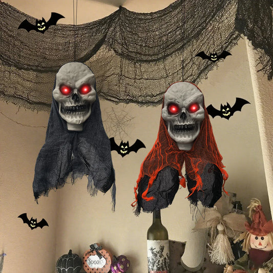 Hanging Skulls - Skulls + Web + Tombstone - Halloween pack